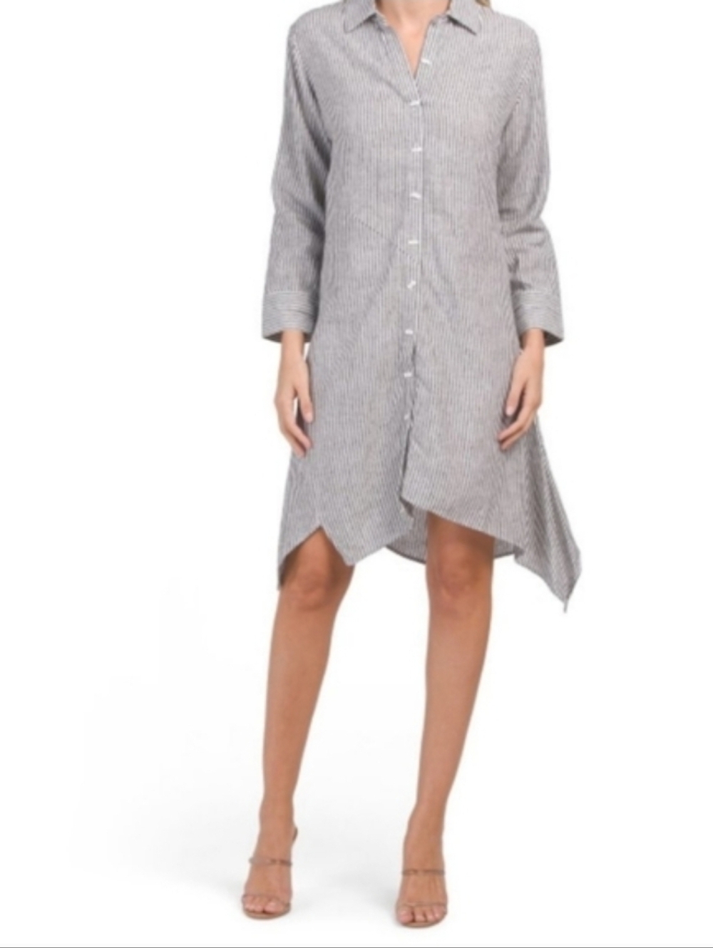 FOR CYNTHIA  Striped linen dress